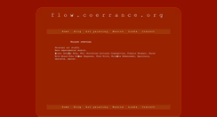 Desktop Screenshot of flow.coerrance.org