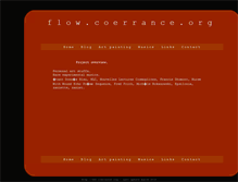 Tablet Screenshot of flow.coerrance.org
